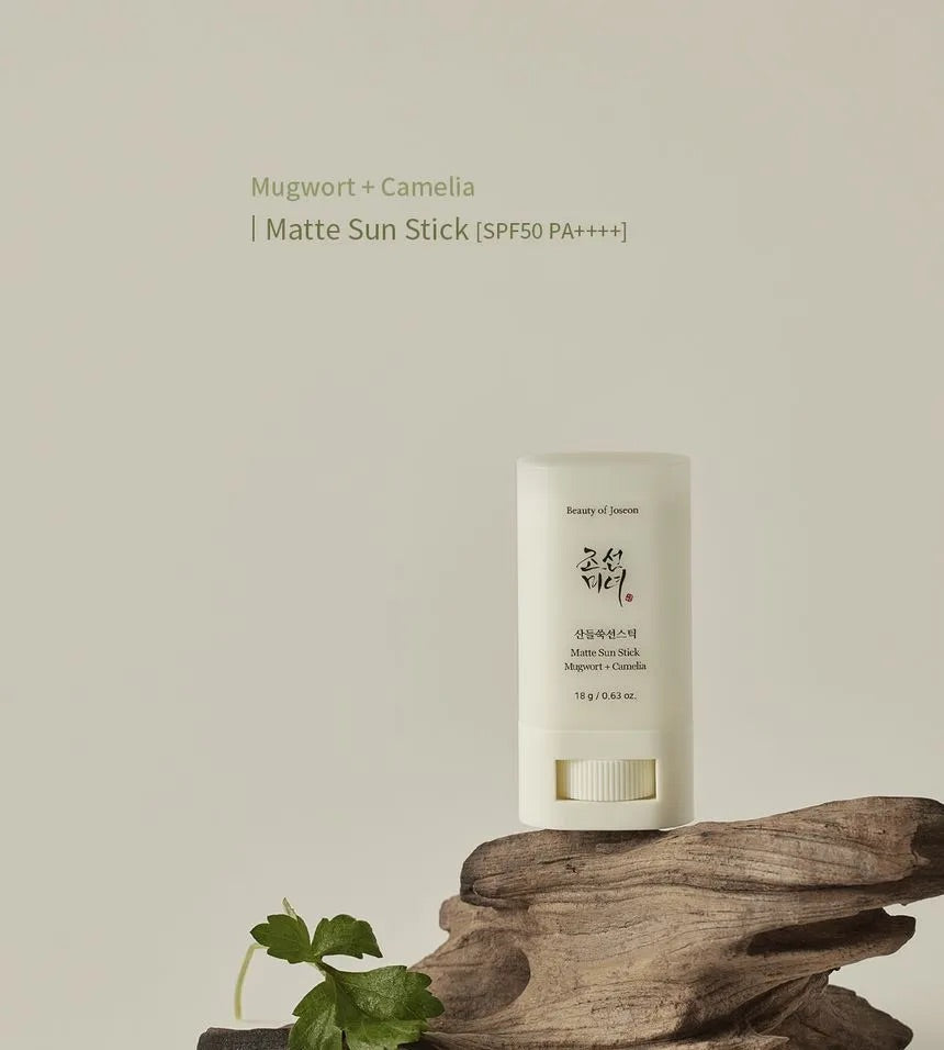 Beauty of Joseon Matte Sun Stick: Mugwort+Camelia (SPF 50+ PA++++)